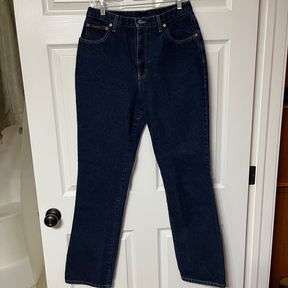 NY New York Jeans Women's Size 12‎ Tall Bootcut Dark Wash Denim Pants